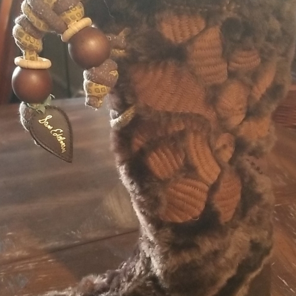 Sam Edelman Indian style fur boots - Picture 2 of 5